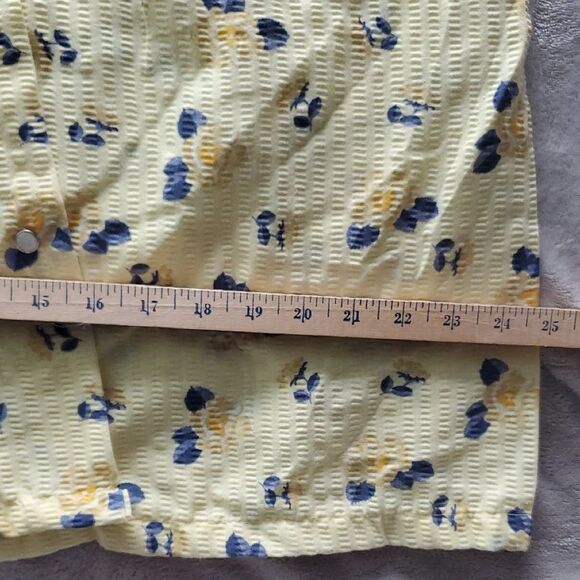 SINDRELLA | 3X ( MEDIUM ) WOMENS GIRLS | DUSTER BUTTON DOWN NIGHTGOWN in YELLOW - Picture 5 of 14